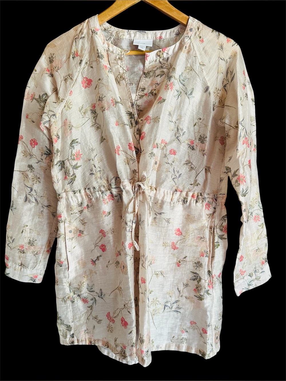 J. Jill Floral Button Down Top XS P